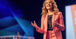 Keynote Speaker erzeugt Wirkung durch Präsenz auf der Bühne