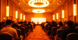 Leere Bühne mit Spotlight – Symbol für Keynotes, die (noch) nicht wirken